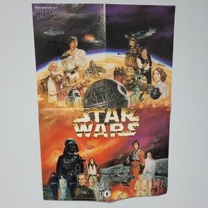 Dark Horse Wizard Star Wars Promo Poster 1996 Double Sided‎ March 1997 Calendar